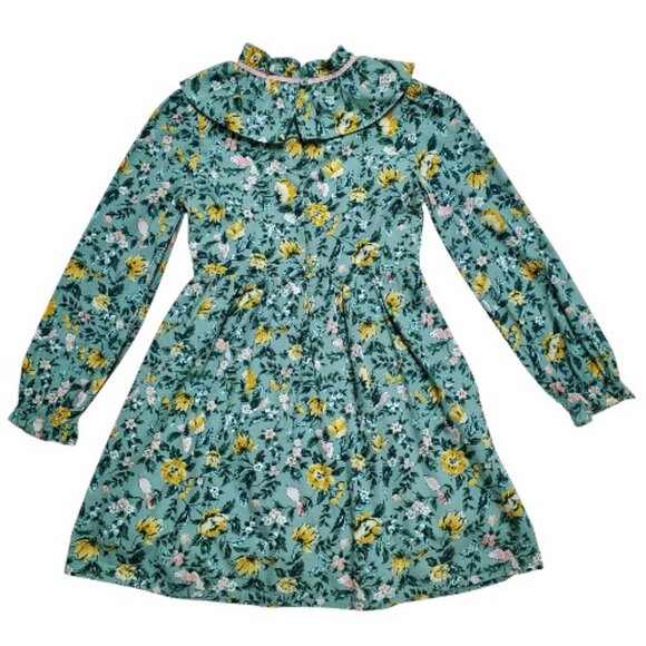 Janie and Jack Floral Bird Dress Size 10 - Picture 4 of 5